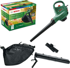 Bosch elektrischer Laubsauger/Laubblser UniversalGardenTidy 3000 (3000 W, Fangsack 50 l, stufenlose Drehzahleinstellung, zum Blasen, Saugen und Hckseln von Laub, in Kartonverpackung)