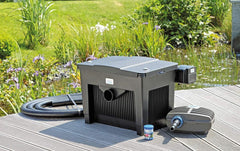 OASE 56789 Durchlauffilter BioSmart Set 36000 geeignet für Teiche bis 36 m³, Filtersystem, Filterkomplettset inkl Filtermaterial, Teichpumpe und UVC Klärer