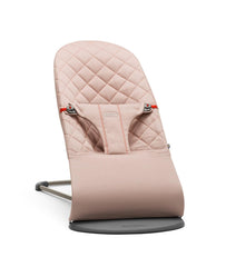 BabyBjörn Babywippe Bliss, Gewebt, Blütenblatt-Steppung, Sandgrau
