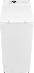 Midea Toplader Waschmaschine MF10ET70B / 7KG / A / 1200 U/min/BLDC Inverter Mortor/Dampffunktion/SoftOpener/XL Türöffnung/Kurz 15'&45' / Mehrere Temperaturoptionen/AquaStop, Weiß