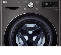 LG F4WV7080, Klasse A, Frontlader-Waschmaschine 8 kg, 1400 U/Min, AI Direct Drive, Wi-Fi, Tiefenreinigung mit Dampf, Große Kapazität, TRIPLE A, Außentür aus Sicherheitsglas, 62 x 60 x 85 cm ꟷ Weiß