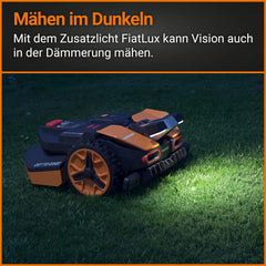 WORX Landroid M WR141E Mhroboter/Akkurasenmher für kleine Grten bis 500 qm/Selbstfahrender Rasenmher für einen sauberen Rasenschnitt, Bunt
