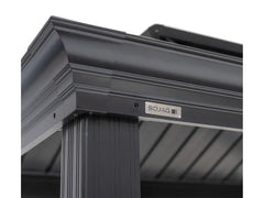 SOJAG Canada Pavillon »Messina«, aus Aluminium und Stahl, mit Seitenablagen u. Rauchablass