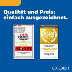 Exquisit Geschirrspüler, 9 Maßgedecke, Spülmaschine 45 cm, Power+, ECO-Modus, Geschirrspüler 45 cm, GSP59109-030E silber