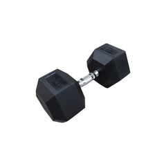 POWRX Hexagon-Kurzhantel, gummiert, 1x 30 kg - B-Ware sehr gut