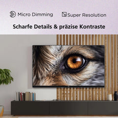 JVC Fernseher 40 Zoll Smart TV VIDAA Full HD HDR Fernseher mit 100 cm Bildschirmdiagonale und integriertem Triple-Tuner, LED TV LT-40VDF2555 (2026)
