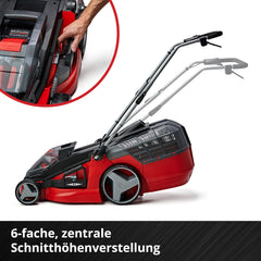 Einhell Mhroboter FREELEXO CAM 500 Power X-Change (18V, Kamera ersetzt Begrenzungsdraht, für 500 m, Brushless, bis 25% Steigung, Schnittbreite 18 cm, inkl. 3,0 Ah Akku, 5 m Magnetband)