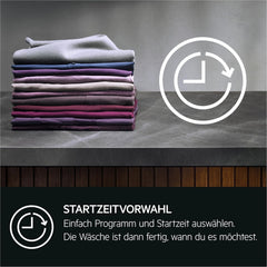 AEG Waschmaschine Toplader, Serie 6000 ProSense: Mengenautomatik, 6 kg, EEKL A, SoftOpening Trommeldeckelöffnung, Wasserschutzalarm, Wasserstoppschlauch, Inverter Motor, 1400 U/min, LTR6A41460