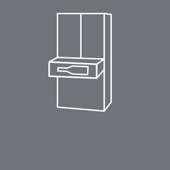 SIEMENS KF96NVPEA iQ300 Multi-Door-Kühlschrank, 183 x 91 cm, 405 L Kühlen & 200 L Gefrieren, hyperFresh längere Frische, noFrost nie wieder abtauen, superCooling schnellere Kühlung