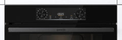 Gorenje 738971 Einbaubackofen-Set OptiBake Black Steam Pyro Set / 77L / Heißluft/Pyrolyse/ExtraSteam/GentleClose/AirFry/Pizzamode 300°C/PerfectGrill/Induktions-Kochfeld mit BridgeZone/schwarz