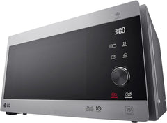LG MS2595CIS Mikrowelle mit Smart Inverter Technologie, 25 Liter Kapazität, 1000 W, Automatikprogramme, einstellbare Leistungsstufen und EasyClean-Funktion, Silber