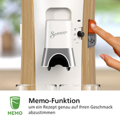 Philips Senseo Select CSA240/20 Kaffeepadmaschine (Kaffeestrkewahl Plus, Memo-Funktion, aus recyceltem Plastik), Schwarz Eco