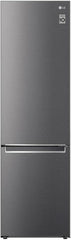 LG GBV22NCCEP Kühl-/Gefrierkombination – Smart Inverter Compressor, Total No Frost, Modern Flat Door Design, Matt Schwarz Metallic, Energieeffizienz A