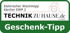 Krcher Elektrischer Wischmopp EWM 2, kabelloser Bodenreiniger mit 2 rotierenden Mikrofaserwalzen, Akkulaufzeit: ca. 20 min, Flchenleistung pro Akkuladung: ca. 60 m, Wei