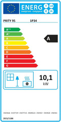 Holzofen für Festbrennstoff. Heizleistung: 10 kW. Ofen