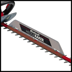 Einhell Elektro-Heckenschere GE-EH 7067 (700 W, Messer aus geschnittenem u. diamantgeschliffenem Stahl, Metallgetriebe, Stoschutz, inkl. Kcher)