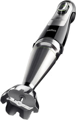Braun MultiQuick 9 MQ 9187XLI Stabmixer – Pürierstab mit Active PowerDrive Technologie und 5 Zubehrteilen zum Zerkleinern, Stampfen, Rühren und Ice-Crushen, 1200 Watt, schwarz/Edelstahl