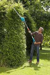 Gardena Teleskop-Heckenschere THS 500/48: Heckenschere mit 500 W, 3,5 m Reichweite, abwinkelbarer Kopf und Teleskopstiel, 48 cm Messerlnge, ergonomischer Griff und Anschlagschutz, (8883-20)