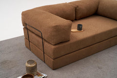 Comfort 3er Sofa - Braun