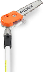 FUXTEC Benzin Motorsense FX-MT252ER 5in1 Multitool, 52 ccm, Tragegurt inkl. 1m Verlängerung 3 PS Kombigerät Heckenschere mit verstellbarem Hochentaster Kombisystem Freischneider 2-Takt