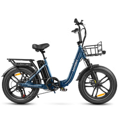 SAMEBIKE C05 Pro 36V 13Ah Akku 500W Motor Step-Through faltbares Fat Tire E-Bike