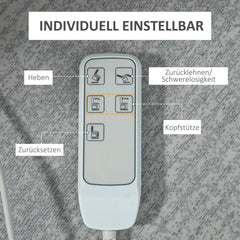 HOMCOM Aufstehsessel Fernsehsessel elektrisch mit Aufstehhilfe