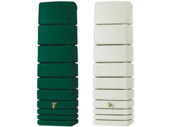4rain Regentonne »SLIM«, 650 Liter Volumen, inklusive Auslaufhahn und Windsicherung
