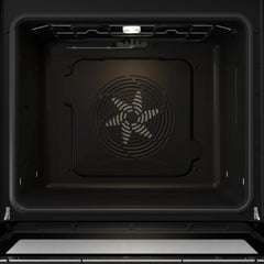 Gorenje 738971 Einbaubackofen-Set OptiBake Black Steam Pyro Set / 77L / Heißluft/Pyrolyse/ExtraSteam/GentleClose/AirFry/Pizzamode 300°C/PerfectGrill/Induktions-Kochfeld mit BridgeZone/schwarz