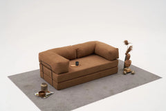 Comfort 3er Sofa - Braun