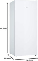 Siemens GS54NAWCV iQ500 Gefrierschrank, 176 x 70 cm, 327 L, noFrost nie wieder abtauen, bigBox Platz für großes Gefriergut, varioZone flexible Glas-und Schubladen, Weiß