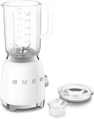Smeg, BLF03PKEU, 1,5 l Standmixer, 4 -Geschwindigkeitsstufen, 4 Automikprogramme, Abnehmbare Doppelklinge, Deckelöffnung transparent mit Dosierkappe, rutschfest, 800W, Rose