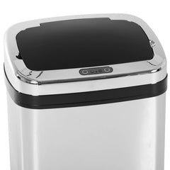 HOMCOM Automatik Mülleimer mit Sensor Edelstahl