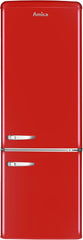 Amica KGC 15632 T Retro Kühl-/Gefrierkombination / Ice Blue (Türkis) / 144cm (H) x 55cm (B) x 62cm (T) / Retro-Design / Kühlschrank mit Gefrierfach