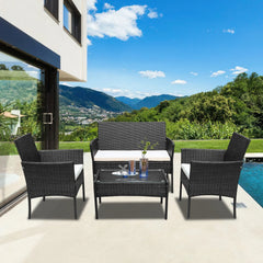 Sonnewelt Polyrattan Sitzgruppe Gartenmbel Set