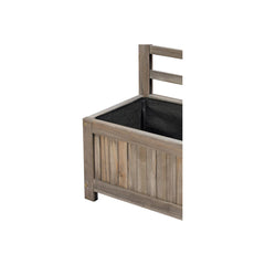 PARKSIDE® Pflanzkasten mit Rankgitter, mit umweltfreundlicher Lasur (Grau) - B-Ware neuwertig