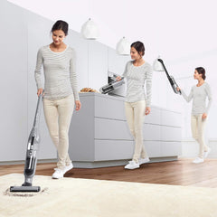 Bosch Akku-Staubsauger Flexxo 2in1 Serie 4 BBH32101, kabelloser Handstaubsauger, beutellos, hohe Saugleistung, Lange Laufzeit, Kurze Ladezeit, Fugendüse, alle Bodenarten, schwarz