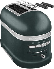 KitchenAid Toaster für 2 Scheiben mit Sandwich-Zange | Artisan | Retro Toast Machine | Verschiedene Funktionen und Bräunungsstufen | Grün
