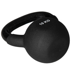 HOMCOM Kugelhantel Kettlebell zweihändig nutzbar bodenschonend