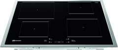 Bauknecht Induktions-Kochfeld BQ 2760S FT / Booster/ Touch Control /Simmer-Funktion / Restwärmeanzeige/ flacher Edelstahl-Rahmen