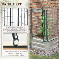 HOMCOM Hochbeet Set Pflanzkasten für Garten & Balkon