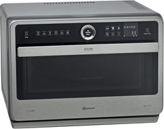 Bauknecht Jet Chef MW 179 IN Edelstahl 5in1-Multifunktionsmikrowelle/ 1000 W/ 33 L Garraum/Heißluft 1500 Watt/ Quartz Grill 1200 W/DualCrisp/ Dampfgaren/Schmelz- und Schnellauftau-Funktion