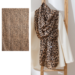 Spring & Summer Lightweight Pure Mulberry Silk Long Scarf UV Protection