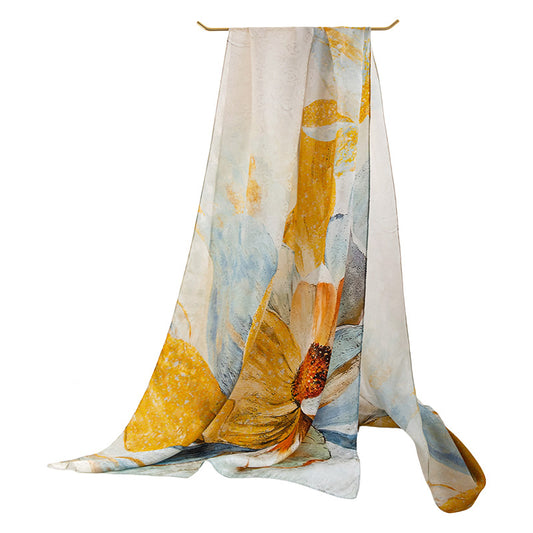 New Arrival Fashion Premium Mulberry Silk Long Scarf Perfect Gift