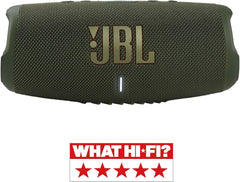 JBL Charge 5 Bluetooth-Lautsprecher in Schwarz – Wasserfeste, portable Boombox mit integrierter Powerbank – Eine Akku-Ladung für bis zu 20 Stunden kabellosen Musikgenuss