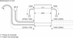Bosch Serie 4, Vollintegrierter Geschirrspüler, 60 cm, SMV4ECX21E