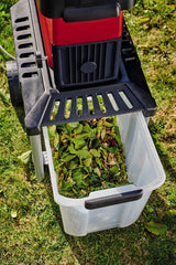 Einhell Elektro-Leisehäcksler GC-RS 60 CB (2800 W, max. 45 mm Aststärke, Schneidwalze, große Trichteröffnung, Drehrichtungsumschalter, transparente 60 L Fangbox, integrierter Sicherheitsschalter)