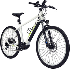 Highphoria Elektrofahrrad Erwachsene, 250W 25 km/h E-Bike mit Batterie, Starker Motor, Kettenschaltung, E-Mountainbike mit Hydraulische Federgabel Pedelec für Damen & Herren