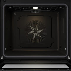 Gorenje 738971 Einbaubackofen-Set OptiBake Black Steam Pyro Set / 77L / Heißluft/Pyrolyse/ExtraSteam/GentleClose/AirFry/Pizzamode 300°C/PerfectGrill/Induktions-Kochfeld mit BridgeZone/schwarz