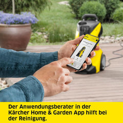 Kärcher Hochdruckreiniger K 4 Power Control Flex Home, Druck: max. 130 bar, Fördermenge: 420 l/h, Fläche: 30 m²/h, Wasserfilter, Gewicht: 11,5 kg, Hochdruckpistole, Dreckfräser, Strahlrohr, Home Kit