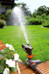 Gardena Comfort Vielflchenregner AquaContour Automatic: Flchenbewsserung für die individuelle Bewsserung nahezu jeder Gartenkontur, einfache Programmierung, Reichweite 2,5-10,5 m (8133-20)